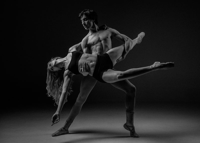 Dancers in hip-hop fusion performance